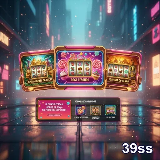 Ilustração de Aposte em Jogos de Slot Com Segurança
